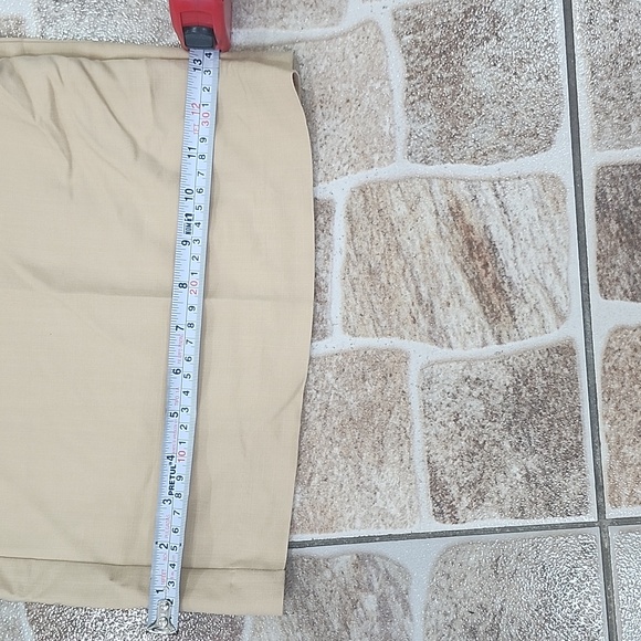 Zara Sophisticated Sand Wide-Leg Palazzo Pants Masculine - Picture 10 of 12